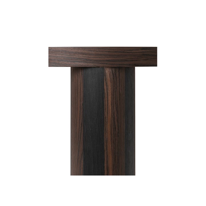 Post τραπέζι σαλονιού - Smoked oak, large, lines - ferm LIVING