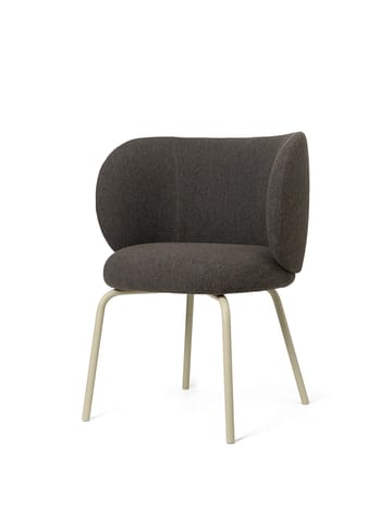 Rico hallingdal καρέκλα τραπεζαρίας - Dark grey brown-cashmere - ferm LIVING