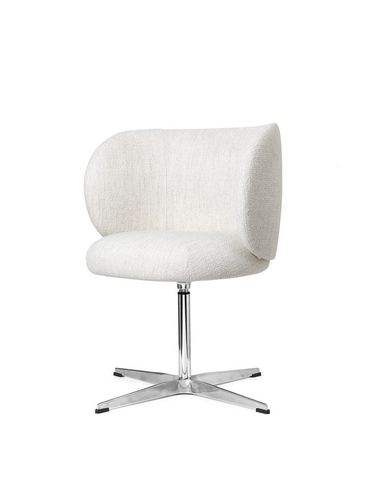 Rico swivel καρέκλα τραπεζαρίας - bouclé - Off-white - ferm LIVING