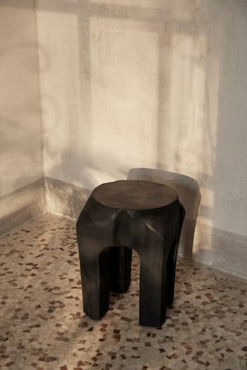 Root σκαμπό Ø30x40 εκ - Black stained - ferm LIVING