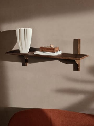 Sector ράφιL/S - Smoked Oak, brass - ferm LIVING