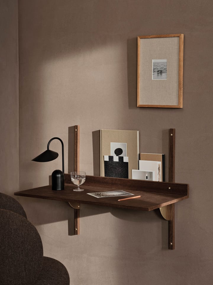 Sector γραφείο - Smoked Oak, brass - ferm LIVING