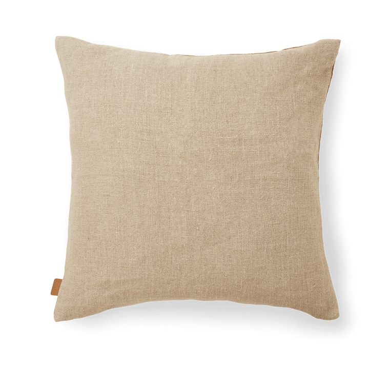 Senti Stripe μαξιλάρι 50x50 cm - Dark sand-linen - ferm LIVING