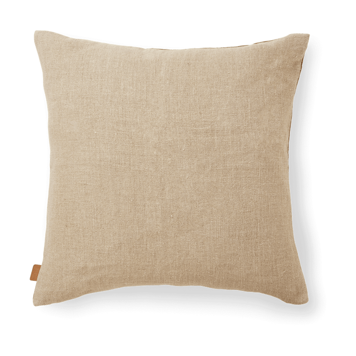 Senti Stripe μαξιλαροθήκη 50x50 cm - Dark sand-linen - ferm LIVING