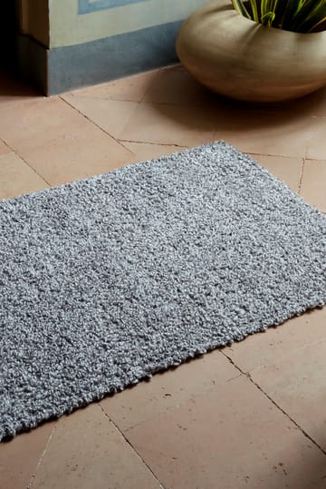 Slub bouclé χαλί εισόδου 80x200 εκ - Charcoal - ferm LIVING