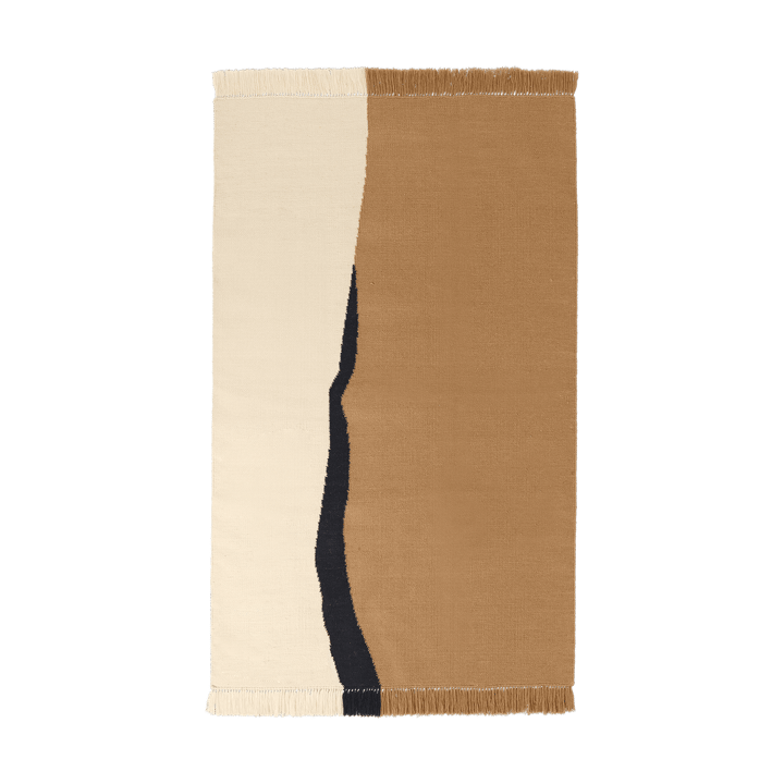 Soil Kelim χαλί - Dark sand-off white, 140x200 cm - Ferm LIVING