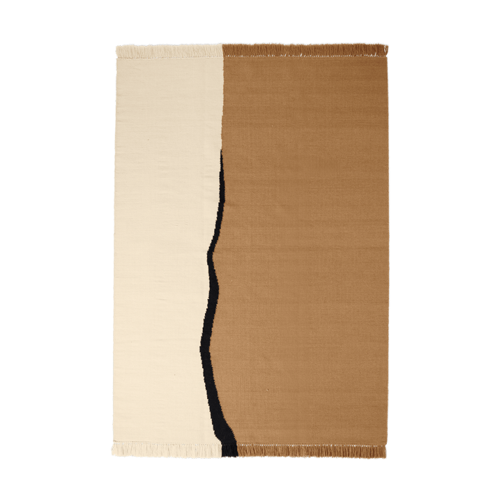 Soil Kelim χαλί - Dark sand-off white, 170x240 cm - ferm LIVING