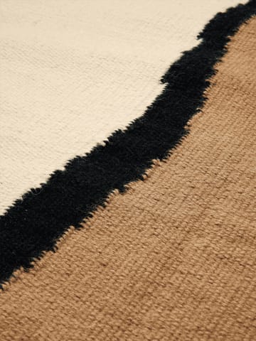 Soil Kelim χαλί - Dark sand-off white, 170x240 cm - ferm LIVING