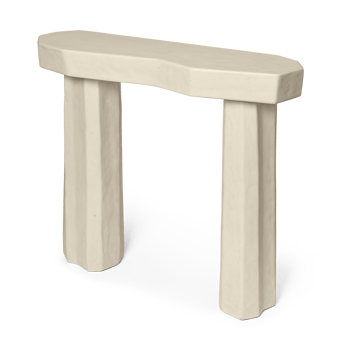 Βοηθητικό τραπέζι Staffa console table 33,4x100,8x85 cm - Ivory - ferm LIVING