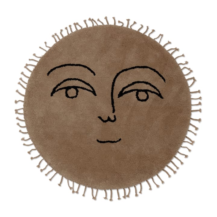 Sun χαλί Ø130 cm - Φυσικό - Ferm LIVING