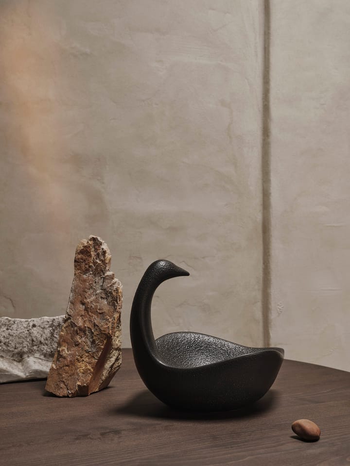 Swan Centrepiece, Black ferm LIVING