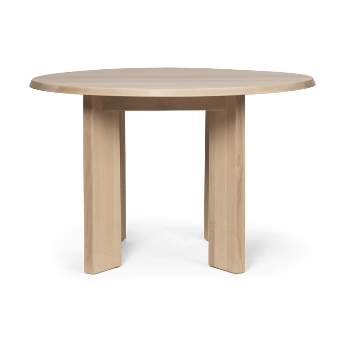 Στρογγυλό τραπέζι Tarn 104,6x113,5 cm - White Oiled Beech - ferm LIVING