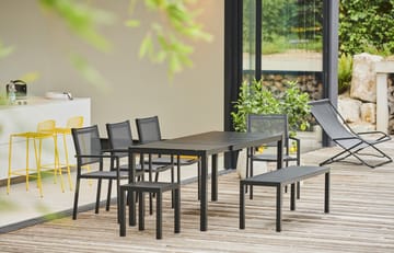 Aria επεκτεινόμενη τραπέζαρια 140-200 cm - Black - Fiam