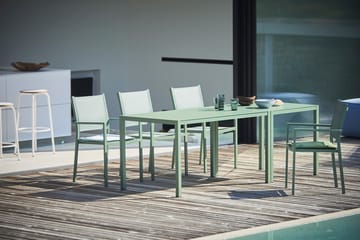 Aria επεκτεινόμενη τραπέζαρια 140-200 cm - Sage green - Fiam