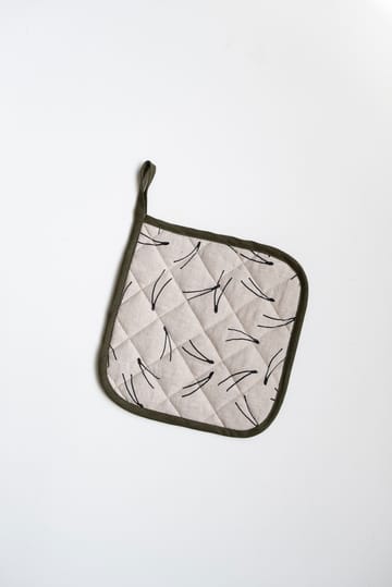 Barr quilted γάντι φούρνου 21x21 cm - Φυσικό-μαύρο - Fine Little Day