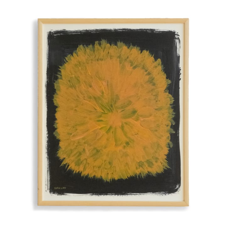 Dandelion αφίσα 40x50 cm, Κίτρινο-μαύρο Fine Little Day