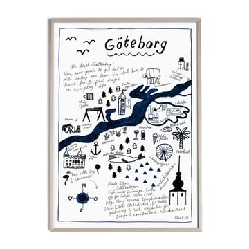 Göteborg αφίσα - 50x70 cm - Fine Little Day