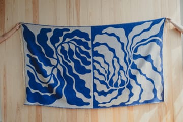 Leaves ριχτάρι 130x220 cm - Blue-white - Fine Little Day