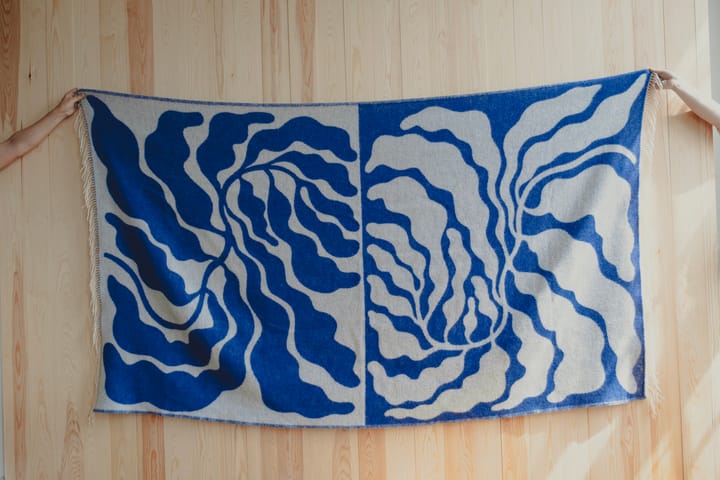 Leaves ριχτάρι 130x220 cm, Blue-white Fine Little Day