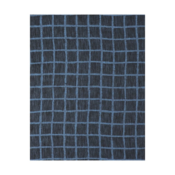 Rutig jacquard-woven �τραπέζι cloth 147x250 cm - Μπλε-μαύρο - Fine Little Day