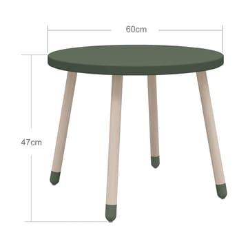 Τραπέζι παιχνιδιού Dots Ø60 cm - Deep Green - FLEXA