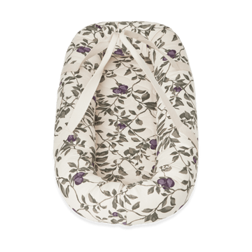 Plum satin quiltad babynest - 43x87x16εκ - Garbo&Friends