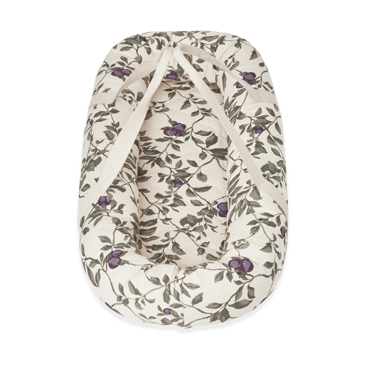 Plum satin quiltad babynest, 43x87x16εκ Garbo&Friends