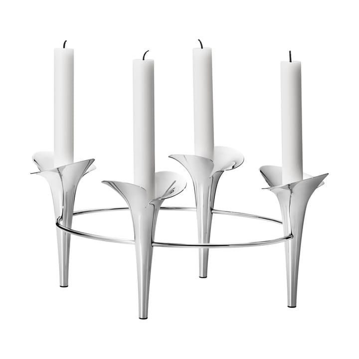 Κηροπήγιο Bloom Ø28 cm, Ανοξείδωτο ατσάλι Georg Jensen