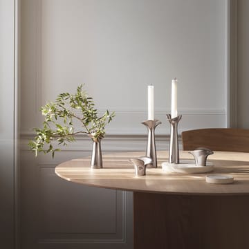 Bloom Botanica κηροπήγια 2 τεμάχια - ανοξείδωτο ατσάλι - Georg Jensen