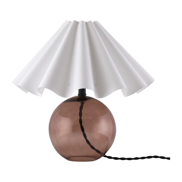 Judith επιτραπέζιο φωτιστικό Ø 30 cm - Καφέ-λευκό - Globen Lighting