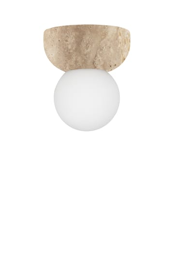 Torrano φωτιστικό οροφής/φωτιστικό τοίχου 13 cm - Travertine - Globen Lighting