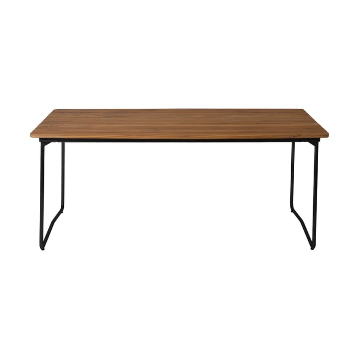 Τραπεζαρία B31 170, Untreated teak-black base Grythyttan Stålmöbler