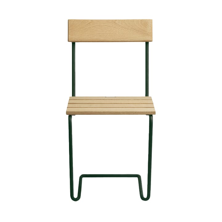 Καρέκλα Stol 1, Oiled pine-green base Grythyttan Stålmöbler