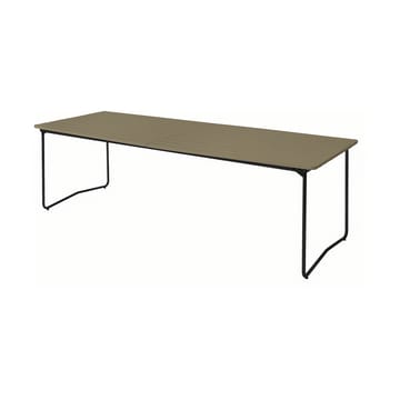 Table B31 τραπέζι φαγητού 230 εκ. - Light green oak-black base - Grythyttan Stålmöbler