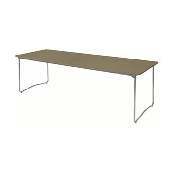 Table B31 τραπέζι φαγητού 230 εκ. - Light green oak-hot galvanized base - Grythyttan Stålmöbler