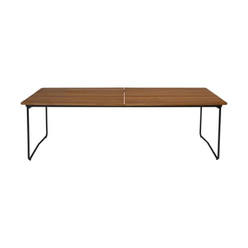 Table B31 τραπέζι φαγητού 230 εκ. - Untreated teak-black base - Grythyttan Stålmöbler