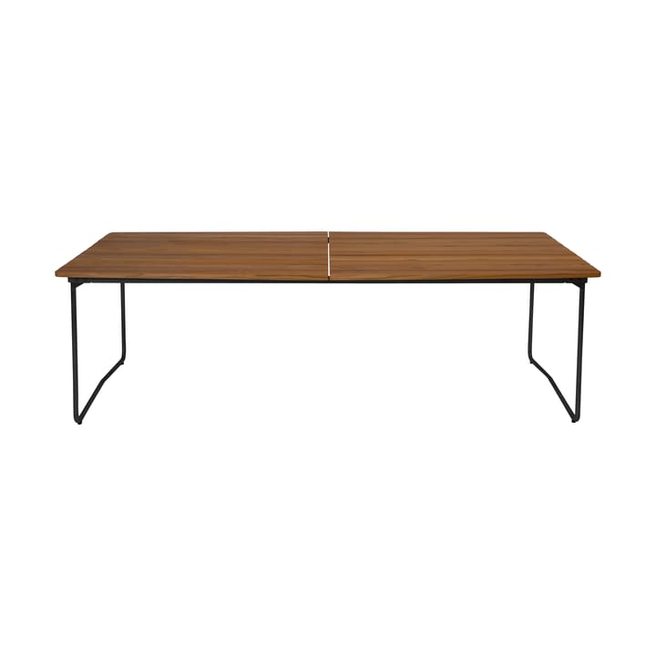 Table B31 τραπέζι φαγητού 230 εκ. - Untreated teak-black base - Grythyttan Stålmöbler