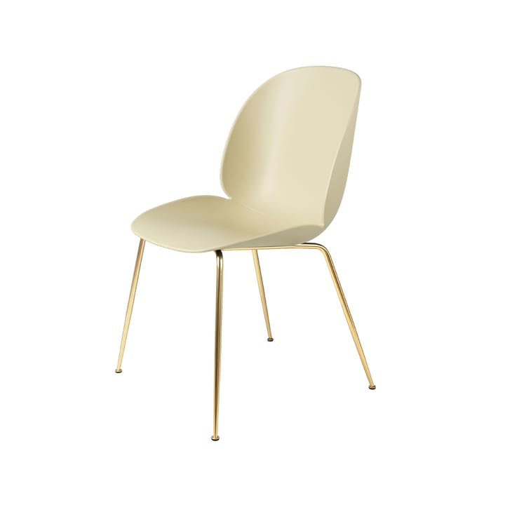 Καρέκλα Beetle - Pastel green, brass legs - GUBI