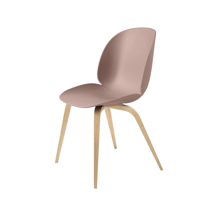 Καρέκλα Beetle - Sweet pink-matte lacquered oak legs - GUBI