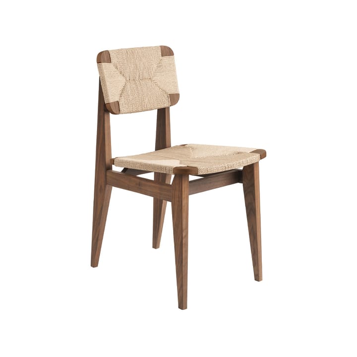 Καρέκλα C-Chair - american walnut, φυσικά πλεγμένο κάθισμα και πλάτη - GUBI