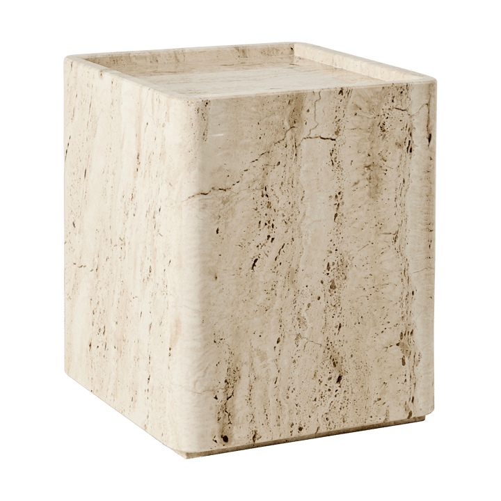 Τραπεζάκι Pietra 30x80x40 cm - Neutral white travertine - GUBI