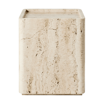 Τραπεζάκι Pietra 30x80x40 cm - Neutral white travertine - GUBI