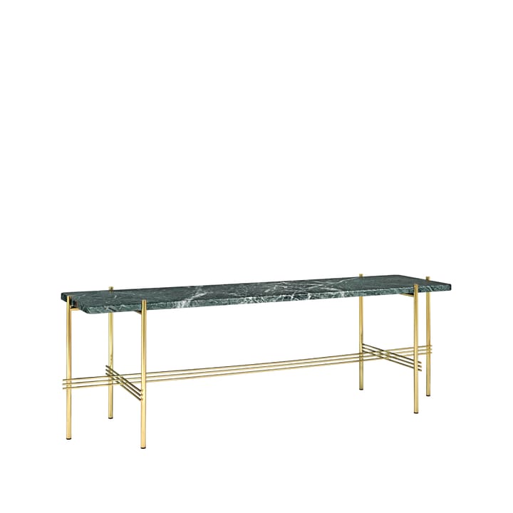 TS Console 1 console table - μάρμαρο πράσινο, ορείχαλκη βάση - GUBI