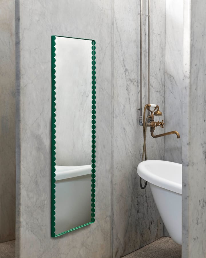 Καθρέπτης Arcs Mirror Rectangle M, μέγεθος 50x133,5 cm - Green - HAY