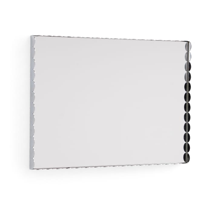 Καθρέπτης Arcs Mirror Rectangle S 43.5x61.5 cm - Ανοξείδωτο ατσάλι - HAY