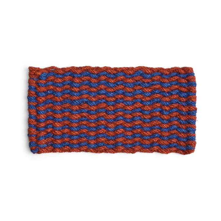 Coco Stripe Wave χαλάκι πόρτας - Brown-navy - HAY