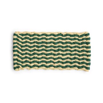 Coco Stripe Wave χαλάκι πόρτας - Dark green-white - HAY