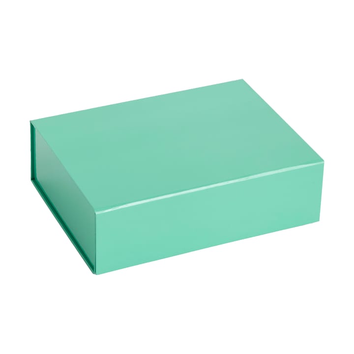 Κουτί Colour Storage XS με καπάκι 16,5x22,5 cm - Emerald green - HAY