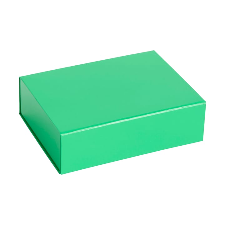 Κουτί Colour Storage XS με καπάκι 16,5x22,5 cm - Vibrant green - HAY