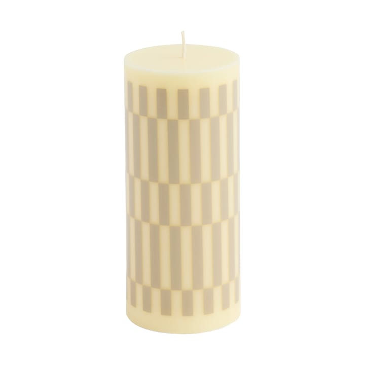 Κερί Column Candle block μικρό 15 cm - Cream-sand - HAY